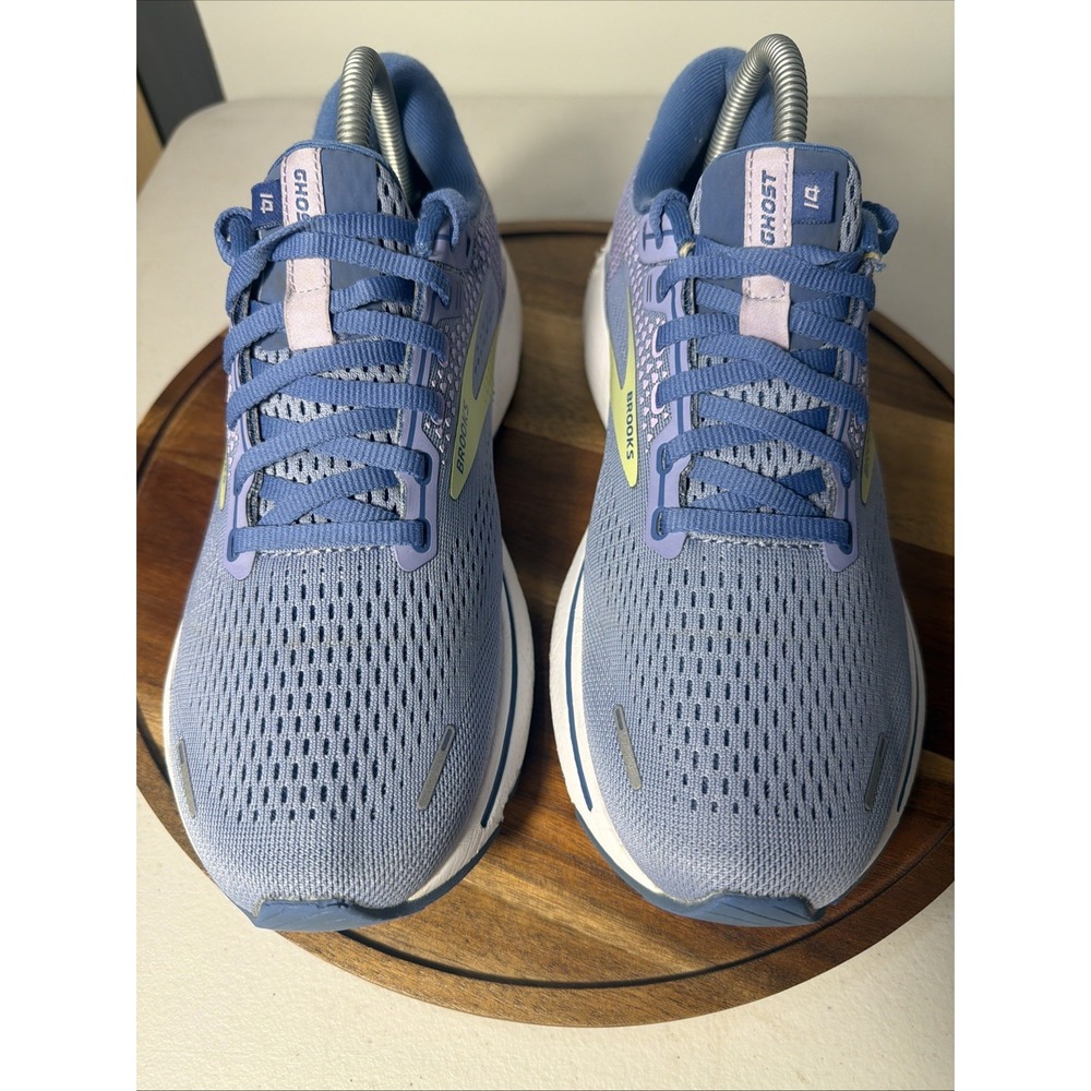 Brooks Ghost 14 Womens Size 9.5 Lilac Blue Running Shoes Sneaker 1203561B544 - Picture 4 of 8